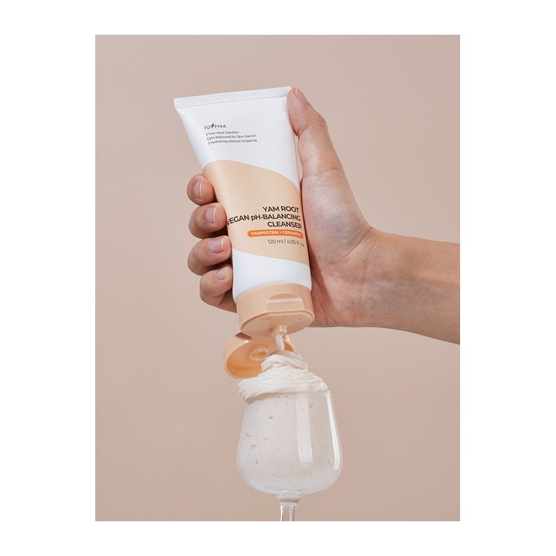 Yam Vegan Mildly Acidic Cleanser 120ml / 참마 비건 약산성