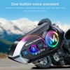 Greatzer Motorcycle Helmet Bluetooth 5.4 Headset Speakers Wireless Intercom Headset