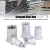 175pcs Rivet Nut Set Flat Head Aluminium Nutsert Assortment with