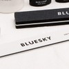 BLUESKY Nail File Square 100/180, Square Nail File, Double-Sided, Dual