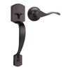 Tinewa Camelot Trim Lower Half Handleset, Oil Rubbed Bronze Finish,