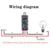 ZHOFONET Wireless Light Switch and Receiver Kit,4 Way 1 Channel