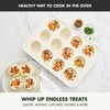 GreenPan Bakewell 12-Cup Muffin Pan, Healthy Ceramic Nonstick Bakeware, PFAS-Free