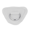 6Pcs PVC D Ring Patch Elastic Rope Set Stainless Steel