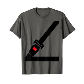 Seat Belt T-Shirt for Men Women Children Funny Fake Seat Belt T-Shirt