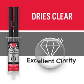 J-B Weld J-B Weld ClearWeld 5 Minute Epoxy, Clear, 14ml w/Static Mixer, (50114H)