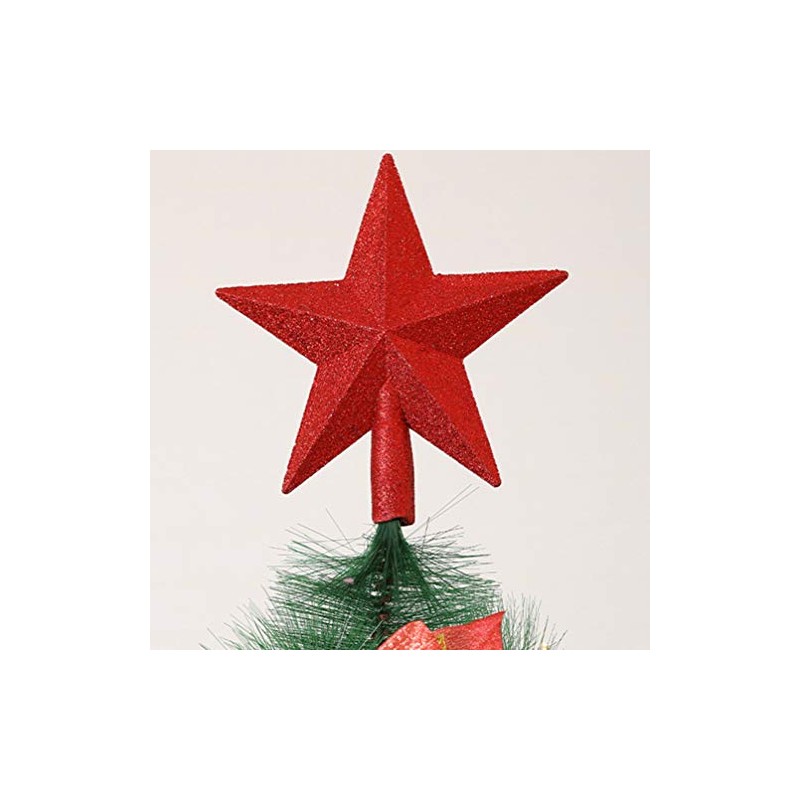 Christmas Tree Topper, Christmas Tree Topper, Red 20 cm