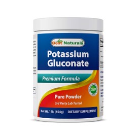 Best Naturals Potassium Gluconate 1lb Powder (1 LB (Pack of 1))