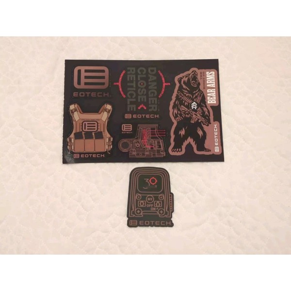 EOTECH Sticker Sheet (5) Stickers & Eotech 30 Years Decal