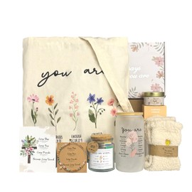 Christian Gifts for Women, Religious Faith Inspirational Gift for Women Birthday Unique Catholic Gifts set Bible Accessories Christmas Gift Glass Cup