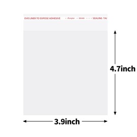 Self Sealing Cellophane Bags Self Adhesive,3.9x4.7Inches Clear Resealable Cellophane Bags 200 Pieces (3.9"x4.7")