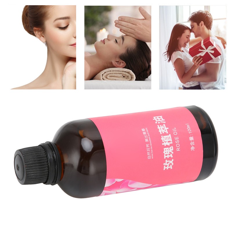 Rose Extract Essential Oil Skin Care Face Moisturizing Body Massage