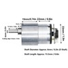 DC Gear Motors, DC12V Encoder Motor Micro with Mounting Wheel