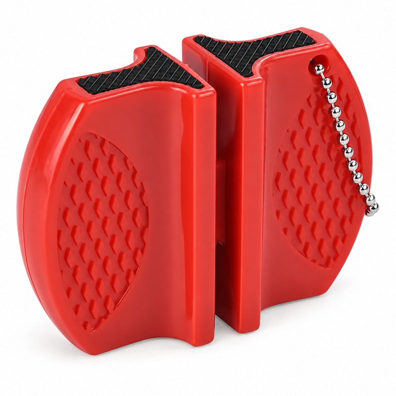 Mini Dual-Sided Knife Sharpener for Kitchen & Outdoor Use –