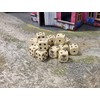 Afrika Korps D6 Dice (16) Set Bolt Action by Warlord
