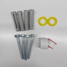 GLAHODEN Screws Accessories Kit for GLAHODEN Retractable Garden Hose Reel Wall Mount
