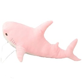 OUKEYI 30 Inch Giant Shark Stuffed Animal Pillow, Soft Shark Toys Big Shark Plush Pillows for Kids,Comfortable Sleeping Pillow Back Cushion Doll Gift for Kids (Pink)