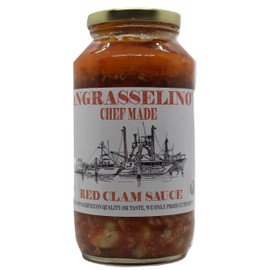 INGRASSELINO Red Clam Sauce (24 oz) 3 pack