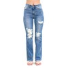 Judy Blue Women's High Waist Distressed Bootcut Jeans (US, Numeric,
