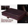 Gavarnie Genuine Leather Professioal Business Portfolio Padfolio Folder with Zipper