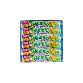 Mamba Tropics Fruit Chewy Candy (Pack of 24) - 2.80 oz Each Pack