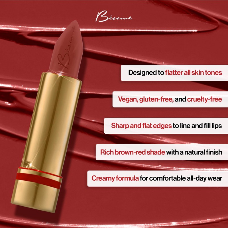 BESAME COSMETICS Swinging Sienna Lipstick - 1951