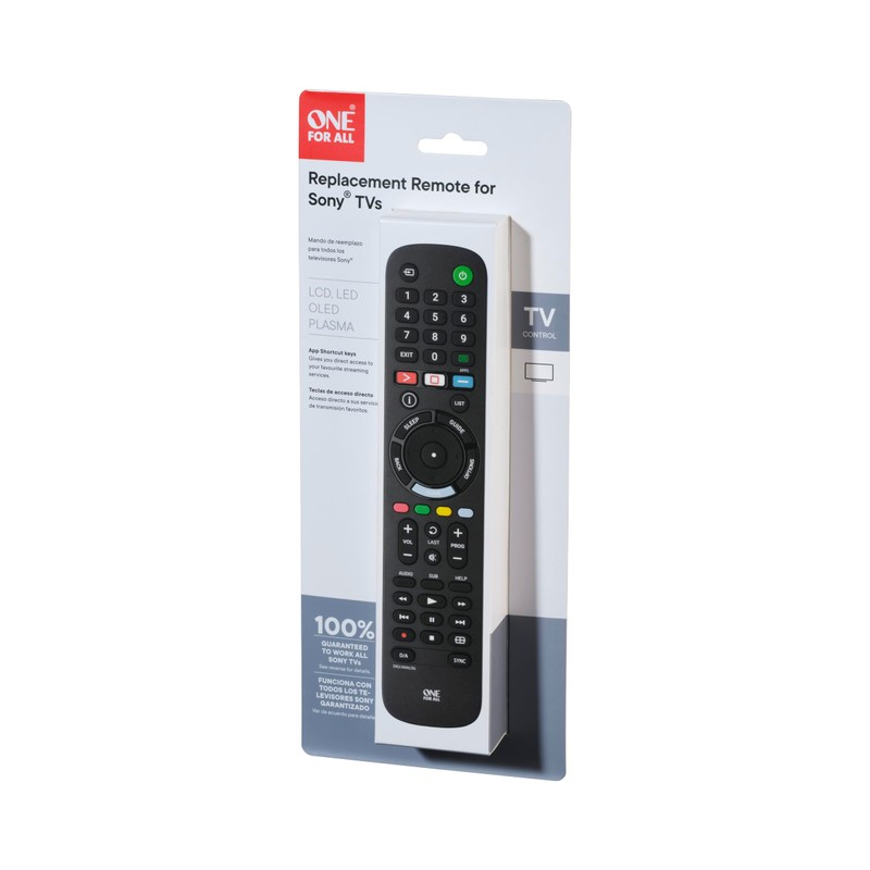 One For All TV Replacement Remote Compatible with Sony TVs