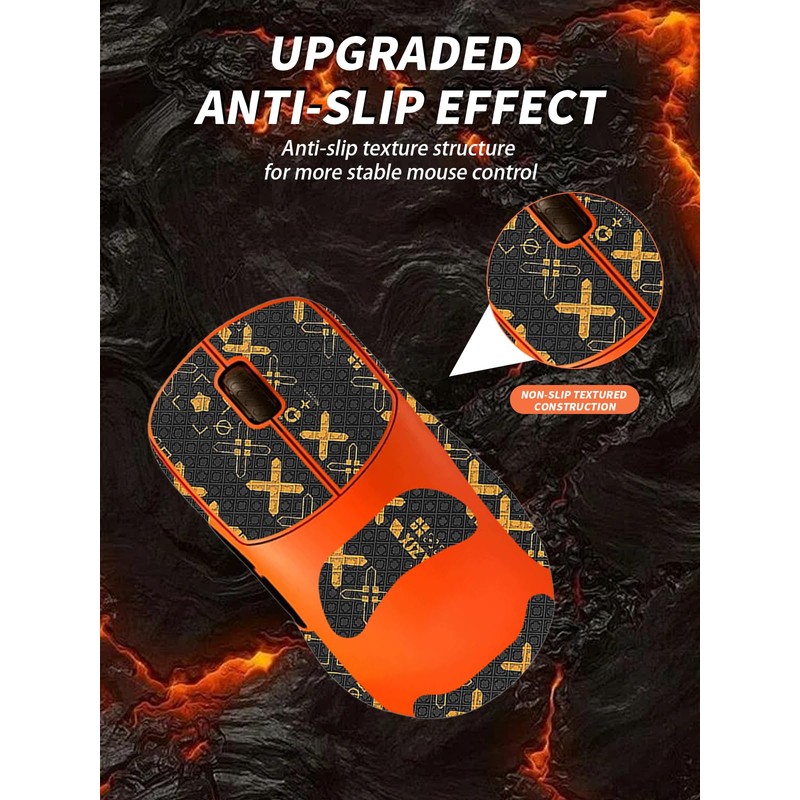 Mouse Grip Tape Compatible with Fnatic x Lamzu THORN, Anti-slip