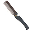 Stainless Steel Folding Comb for Men and Women, Pocket Comb,