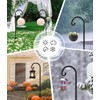 Artigarden 108 inch Outdoor Shepherd Hook with 5 Prong Base