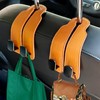 ALEACAR Premium Leather Car Purse Hook (1 Pack), Elegant Car