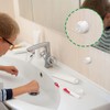6 Pieces Toothbrush Holder with Suction Cup, Wall-Mounted Toothbrush Holder,