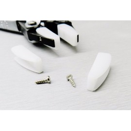 NYLON JAWS FOR PARALLEL ACTION PLIERS REPLACEMENTS PARTS 2 JAWS & 2 SCREWS (2E) NOVELTOOLS