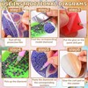 UPINS 8Pcs Diamond Painting Coasters for Drinks DIY Coaster Diamond