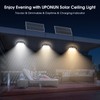 UPONUN Solar Ceiling Lights 2 Pack, Daytime Available 3200K/4000K/6000K Dimmable