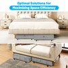 Large Sturdy Under Bed Storage with Wheels, 2 Pack 50L