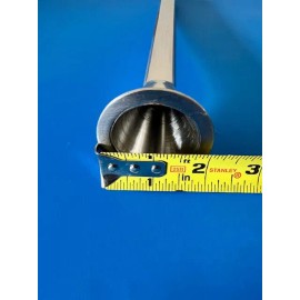 Smokehouse Chef EXTRA LONG 2" x 3/4" Tube for LEM Vevor Sausage Stuffing Stuffer Fits Hog Casing