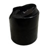 PP Plastic Disc Top Caps, 24/410 Replacement Press Caps, Black