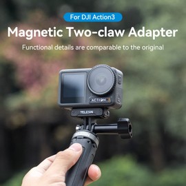 TELESIN Magnetic Adapter Mount for DJI Action 5 Pro Action 4 3 Camera Accessories