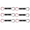 WAYLLSHINE 6PCS 1 x 1.5V AAA Battery Spring Clip Black
