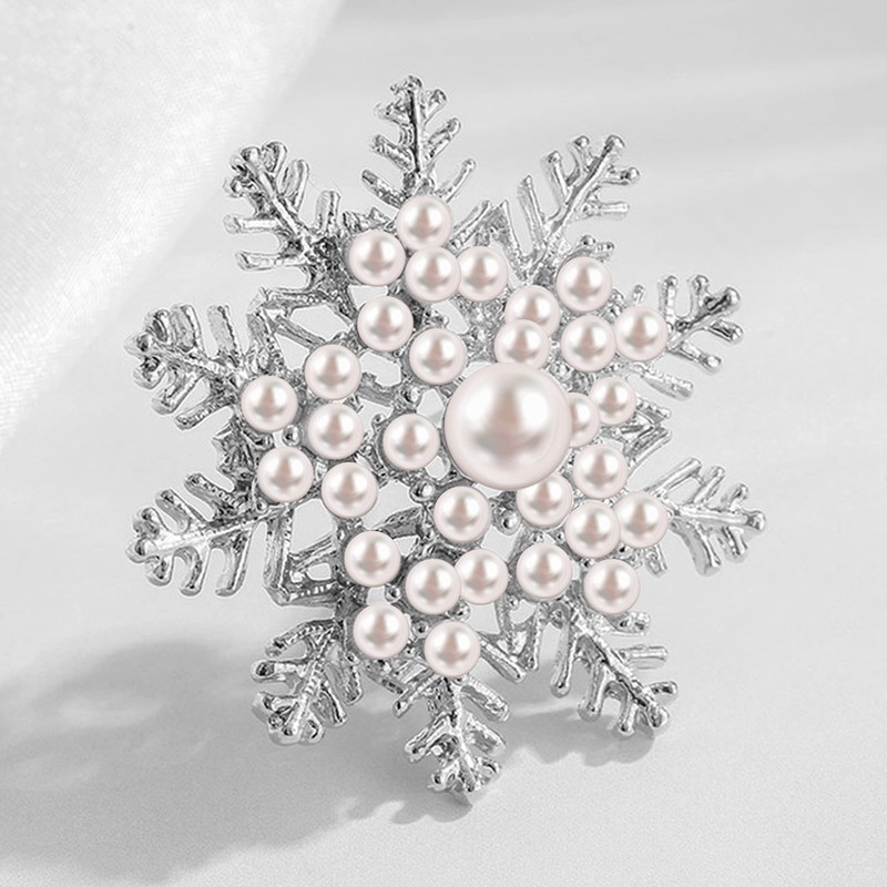 KristLand - Elegante broche para boda, diseño de flor de
