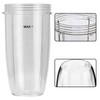 DRERIO 32 OZ Cup Compatible for Nutribullet, Transparent Cups, Cups,