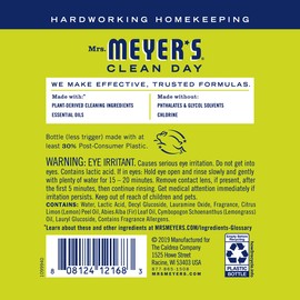 Mrs. Meyer's Tub and Tile Cleaner, Lemon Verbena - (Case of 6 - 33 fl oz)