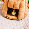 GuineaDad Tree Stump Hidey – Cozy Hideout for Guinea Pigs,