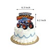 Decoración para cupcakes de Monster Truck para niños, fiesta de