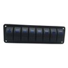 Waterproof 8 Gang 2LED Light Rocker Switch Panel Circuit Breaker