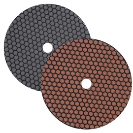 Dia-Dry Professional Diamond Sanding Pad, Ø 125 mm, Velcro Attachment, for Dry Sanding, Natural Stone, Marble, Granite, Perfect for Glass and Ceramic Processing
