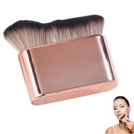 Azlanway Self Tan Brush, Soft Tanning Applicator for Face, Body & Legs, Self Tanner Brush for Streak Free Application, Compact, Travel Friendly for Makeup, Lotion & Self Tanner