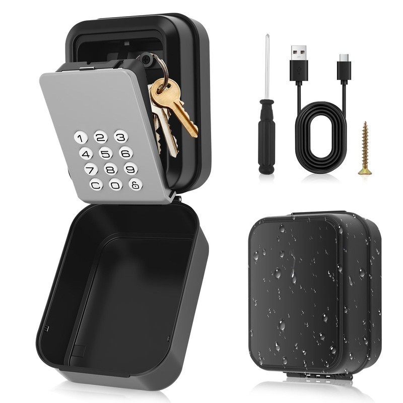 Delousiber Smart Lock Box Key Safe - APP Control &
