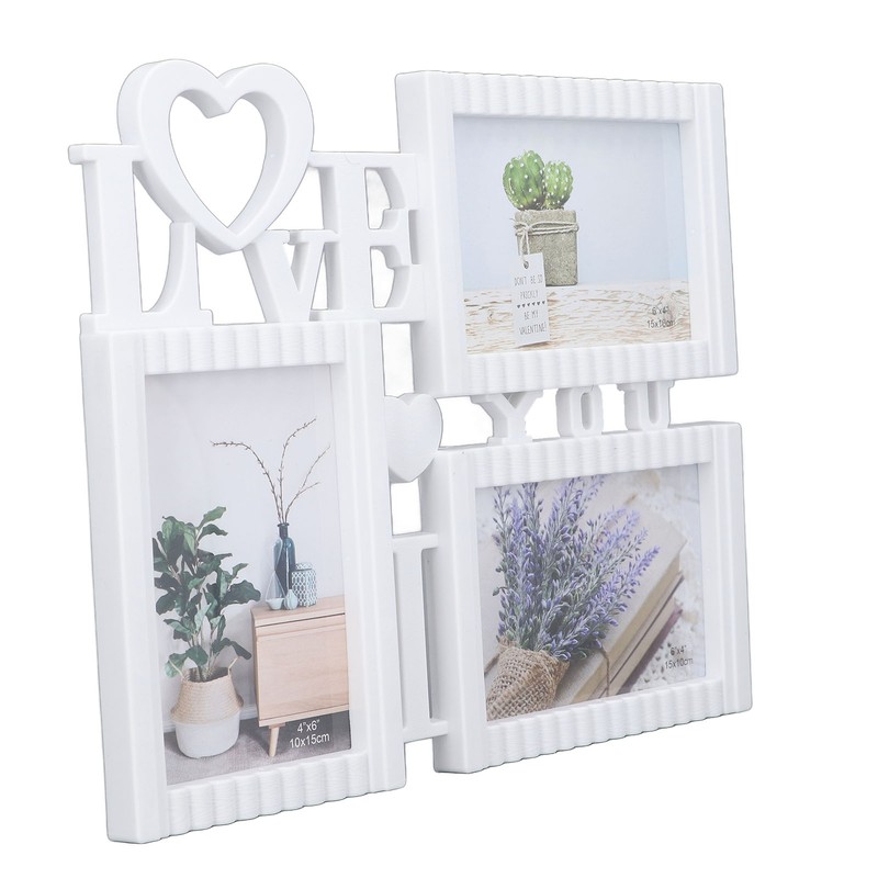 Modern Picture Frame 3 Hole Photo Frame Tabletop Decorative Photo
